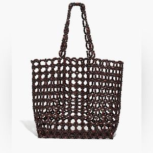 Madewell Medium Beaded Transport Tote